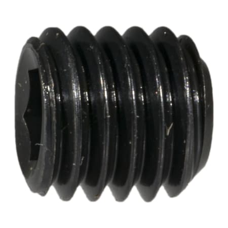 Midwest Fastener 8mm-1.25 x 8mm Plain Class 14.9 Steel Coarse Thread Cup Point Hex Socket Headless Set Screws 10PK 62516